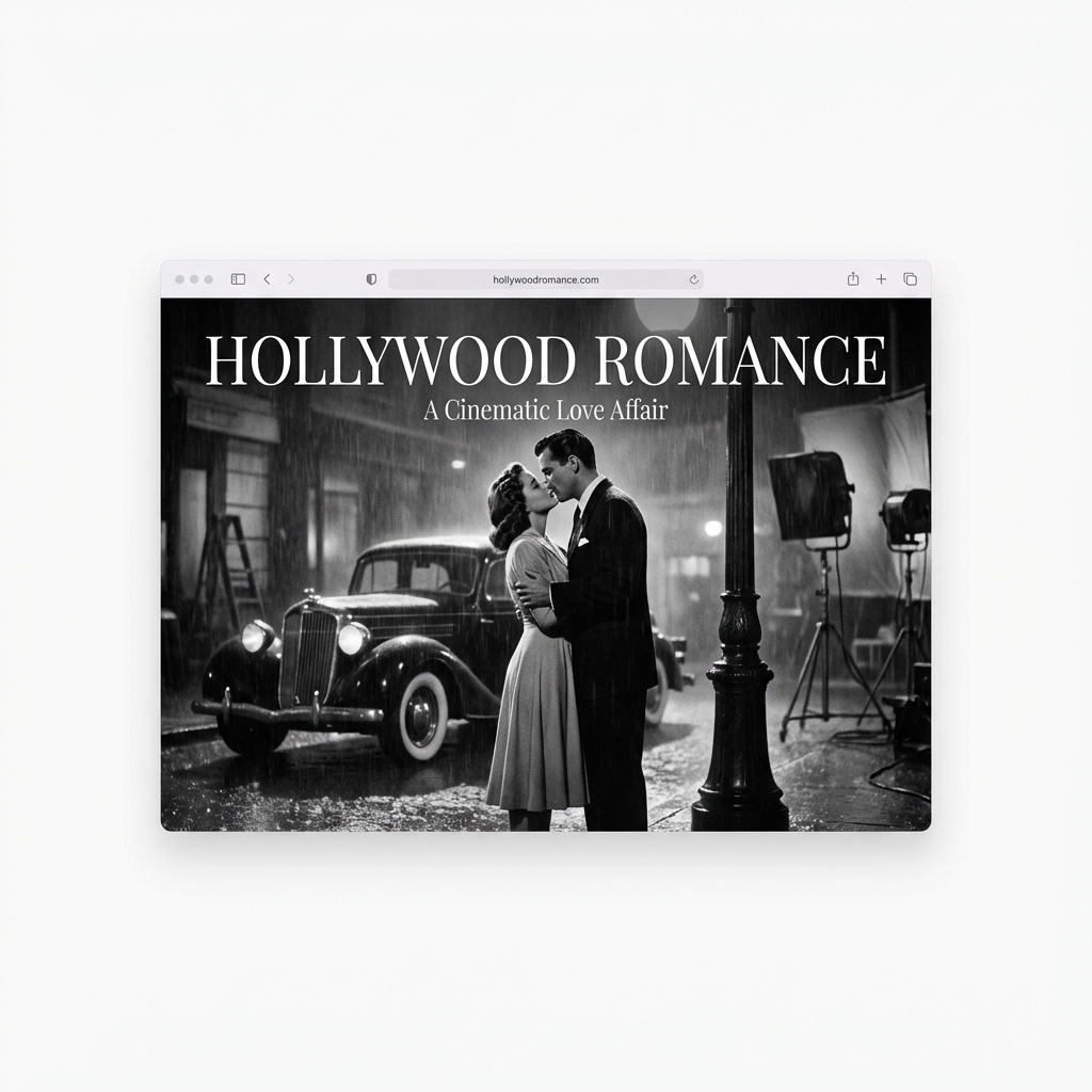 Hollywood Story Browser Mockup